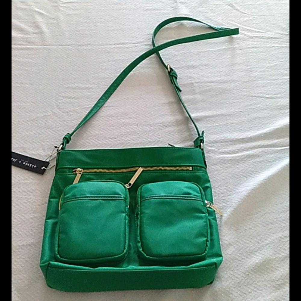Olivia + Joy green crossbody purse NWT